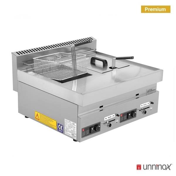 Gas Fryer – 2 × 8 L