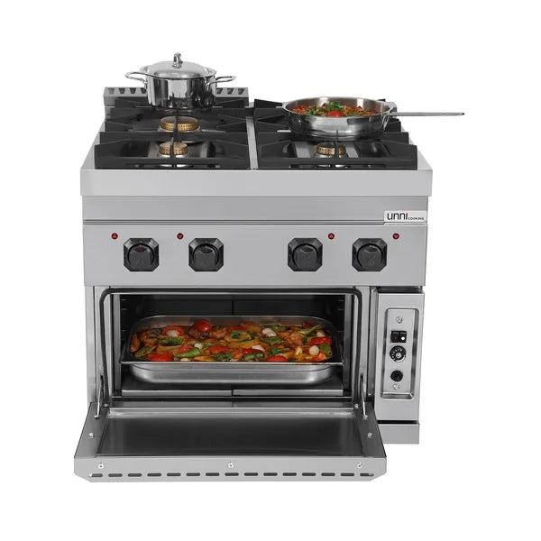 Gas Cooker with Gas Oven – 4 Burners