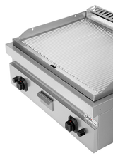 Gas Griddle – Ribbed Chrome – G70GP20B+GC