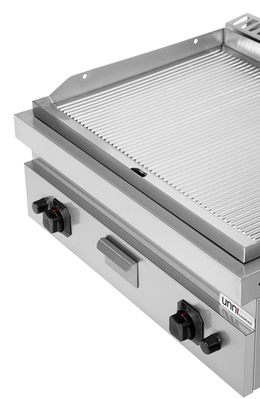 Gas Griddle – Ribbed Chrome – G70GP20B+GC