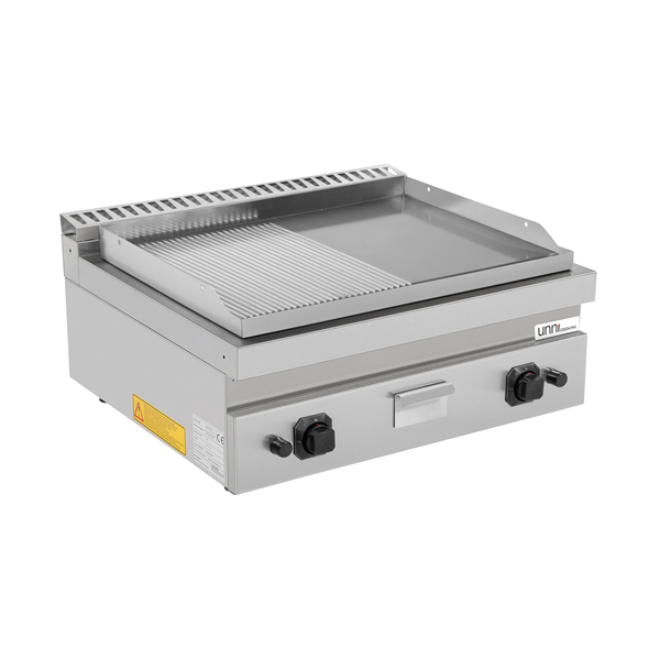 Gas Griddle – 1/2 Smooth / 1/2 Ribbed – G70GP20B+GS