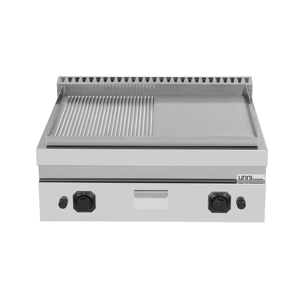 Gas Griddle – 1/2 Smooth / 1/2 Ribbed – G70GP20B+GS