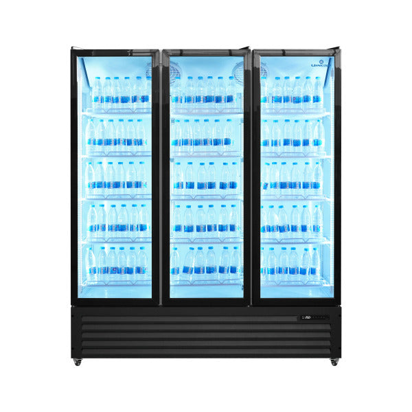 Professional Display Refrigerator 1160 Liters with 3 Glass Doors