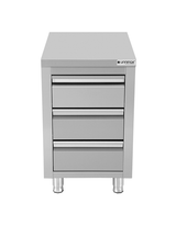 Drawer cabinet with 3 drawers