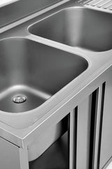 180x70x85cm 2 Bowls RIGHT