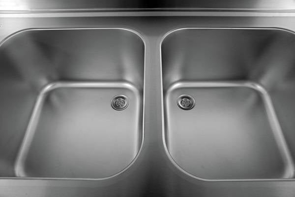 Dishwasher sink unit 200x70xH85 2 Bowl Left
