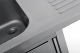 Dishwasher sink unit 120x70xH85 Bowl Left