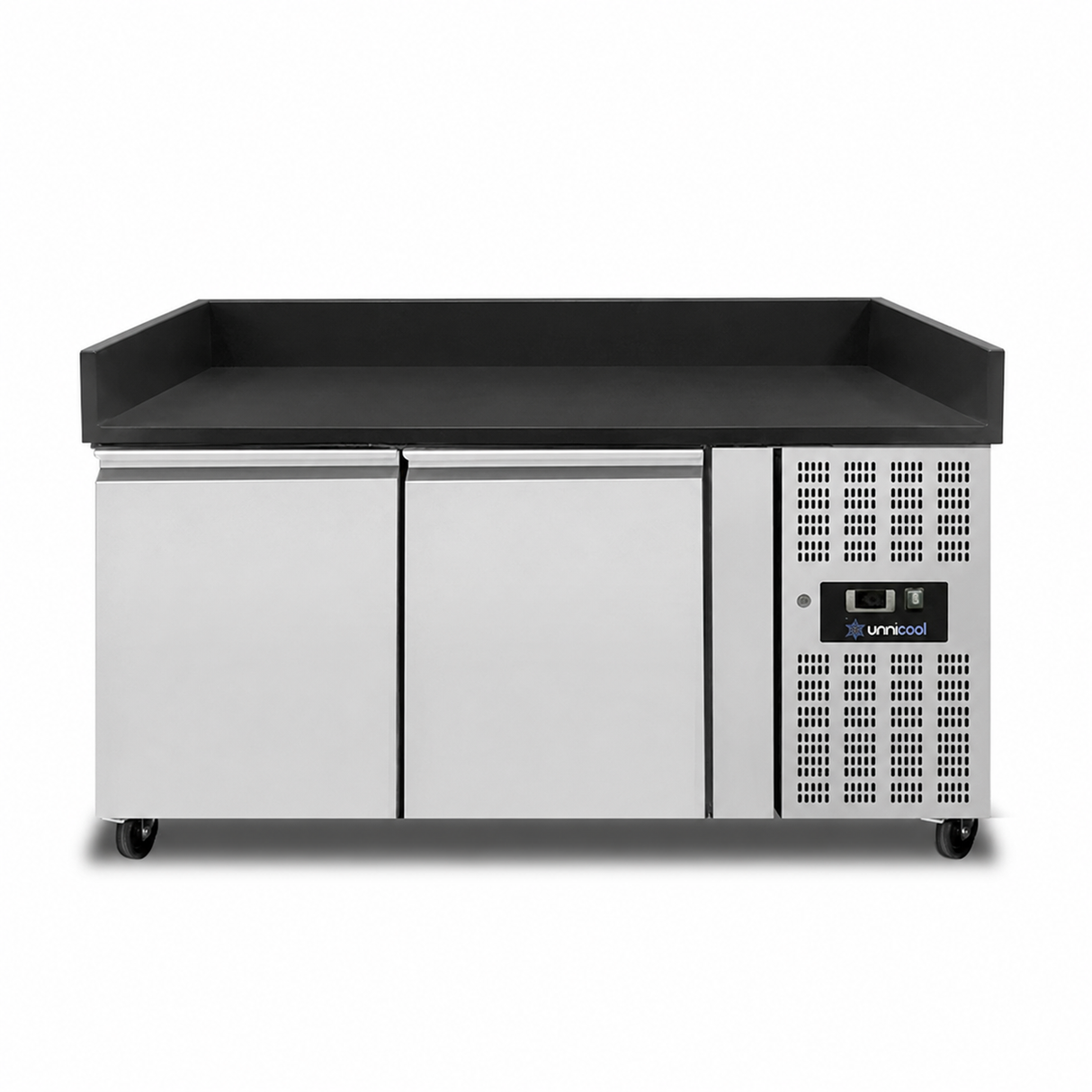 Black Pizza Workstation – 2 Doors – 151 × 80 × 100 cm
