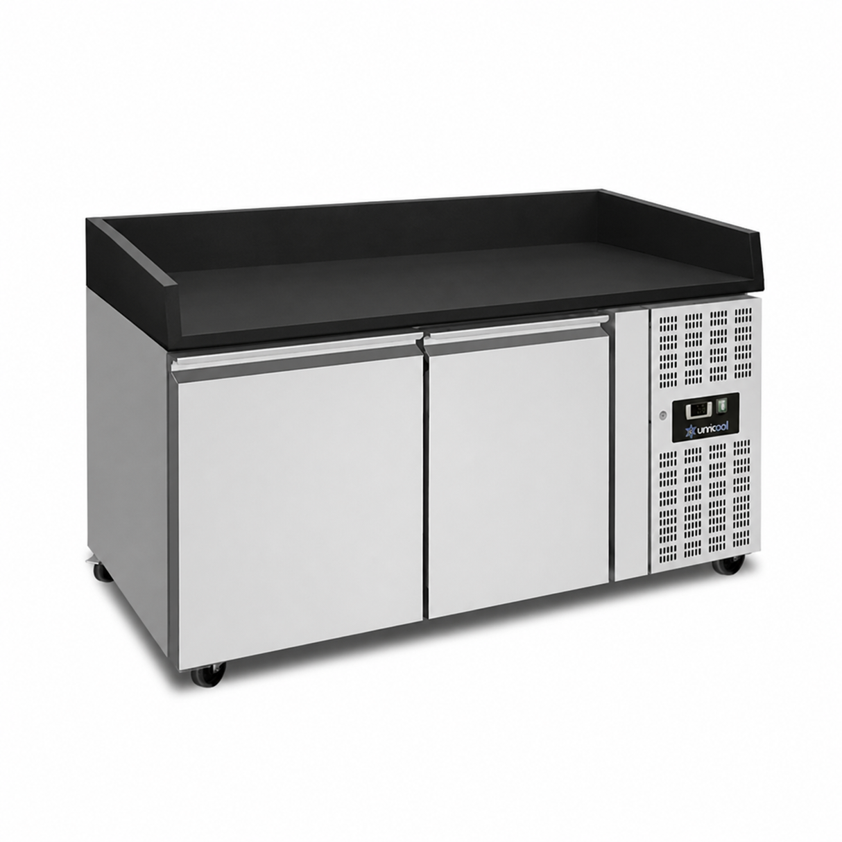 Black Pizza Workstation – 2 Doors – 151 × 80 × 100 cm