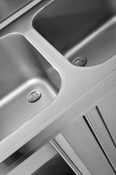 160x70x85cm 2 Basins RIGHT
