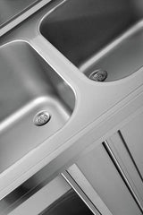 160x70x85cm 2 Basins RIGHT