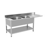 180x70xH85cm 2 Bowls Left - PREMIUM