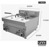 Electric Fryer 2×10L – ECO