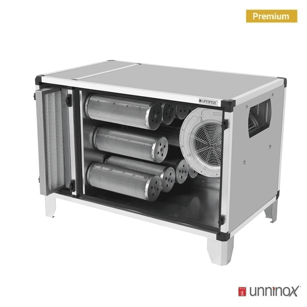 Exhaust air purification plant – 3000 m3/h