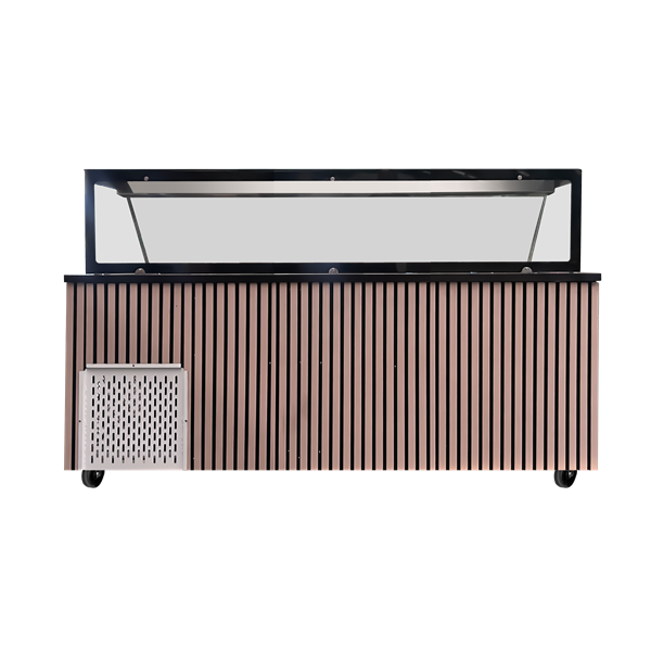 Saladette Worktop – Capacity 5 × GN 1/1 – 188 × 82 × 85.5 cm