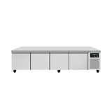 Refrigerated Counter | Low Model | 4 Drawers (1/1 GN) | 2040 × 700 × 600 (H) mm