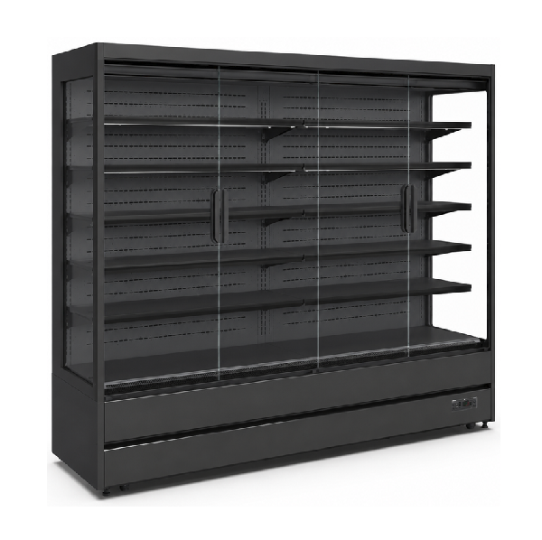 Wall-mounted refrigerated display cabinet LUCA 2.5 – Professional Open Display Cooling