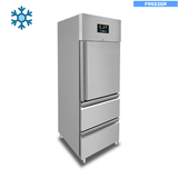 Freezer – 1 Door – GN 2/1 – 650 Litres – 1 Half Door And 2 Drawers