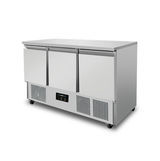 Refrigerated Counter | 3 Doors (1/1 GN) | +2°C to +8°C | 137 × 70 × 85 (H) cm