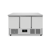 Refrigerated Counter | 3 Doors (1/1 GN) | +2°C to +8°C | 137 × 70 × 85 (H) cm