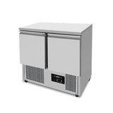 Refrigerated Counter | 2 Doors (1/1 GN) | +2°C to +8°C | 90 × 70 × 85 (H) cm
