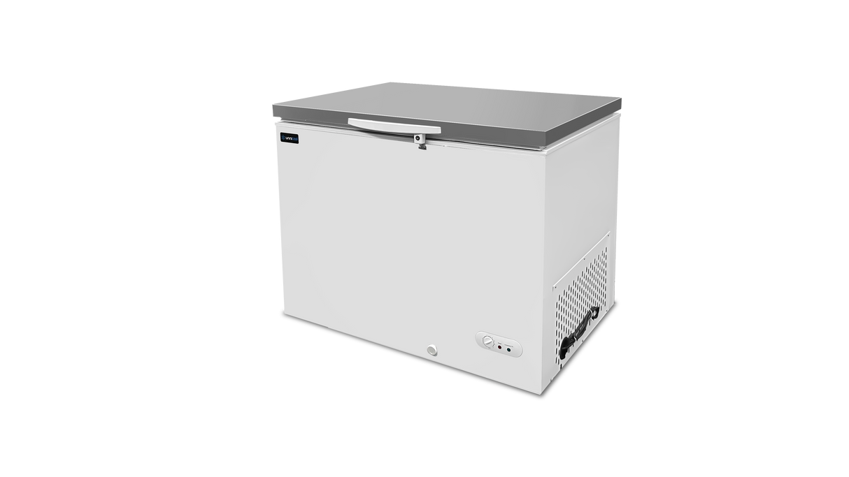 Freezer 358 Liters – White with Stainless Steel Lid – -18°C to -25°C