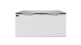 Chest Freezer 558 Liters – White with Stainless Steel Lid – -18°C to -25°C