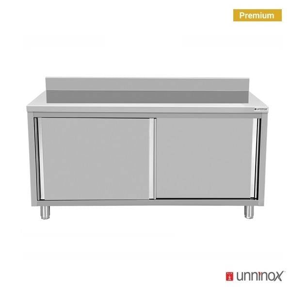 Work cabinet – with sliding door & backspash