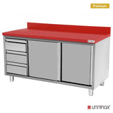 Polyethylene Work Cabinet + sliding doors + 3 drawers