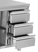 Work cabinets without upstand and 3 drawers Right