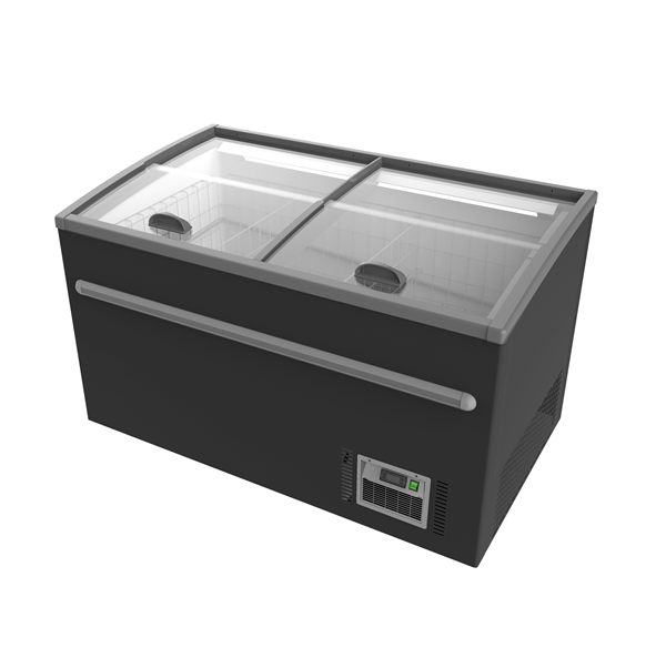 Supermarket Chest Freezer | 530 Liters | Black