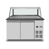 Bain Marie Serving Trolley – 4 × GN 1/1 – 153 × 82 × 85.5 cm