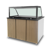 Bain-Marie Serving Trolley – 3 × GN 1/1 – 123 × 82 × 85.5 cm