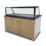 Bain Marie Serving Trolley – 4 × GN 1/1 – 153 × 82 × 85.5 cm