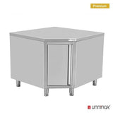 Worktable Corner With Door Without Upstand 1000×700
