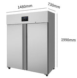 Freezer – 2 Doors – 1200 Litres
