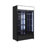 Professional Display Refrigerator 900 Liters with 2 Glass Doors