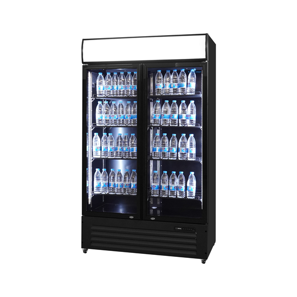 Professional Display Refrigerator 900 Liters with 2 Glass Doors