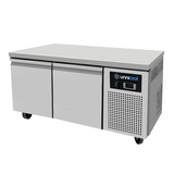 Refrigerated Counter | Low Model | 2 Drawers (1/1 GN) | 1210 × 700 × 600 (H) mm