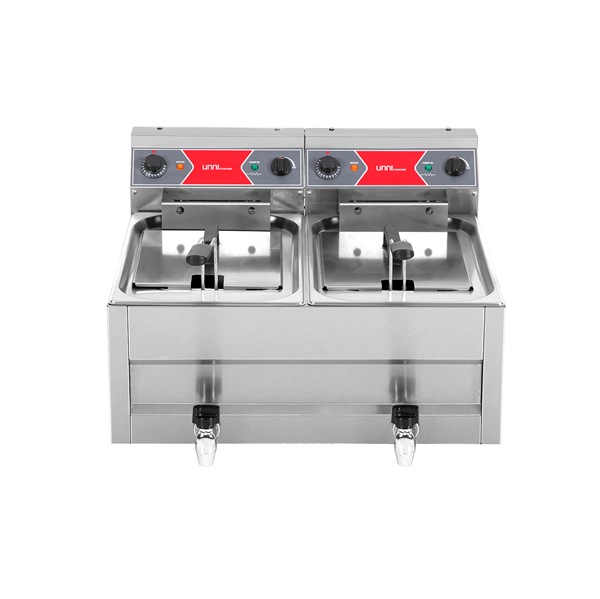 Deep Fryer | Electric | 2x10L | 50°C/200°C | 2x9kW (400V)