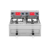 Deep Fryer | Electric | 2x10L | 50°C/200°C | 2x9kW (400V)