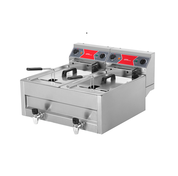 Deep Fryer | Electric | 2x10L | 50°C/200°C | 2x9kW (400V)