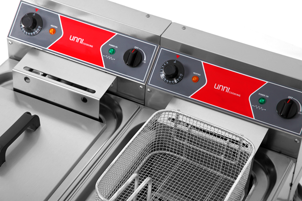 Deep Fryer | Electric | 2x10L | 50°C/200°C | 2x9kW (400V)