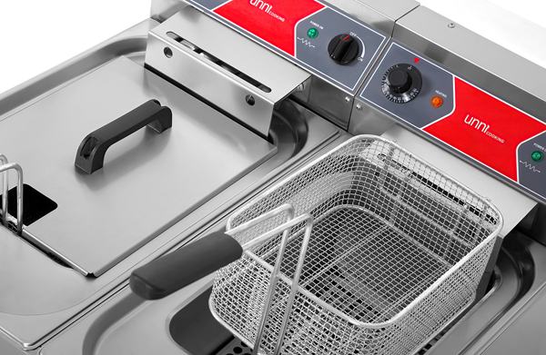 Deep Fryer | Electric | 2x10L | 50°C/200°C | 2x9kW (400V)