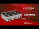 Gas Range – 44 kW – 6 Burners