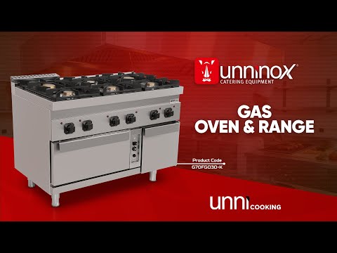 Gas Range with Gas Oven – 6 Burners – G70FGO30-K