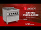 Electric Range with Electric Oven – 4 Cooking Zones – E70FEO20
