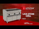 Gas Lava Rock Grill – 27kW – G70GP30-K