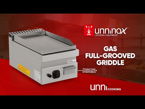 Gas Griddle – Ribbed Chrome – G70GP10B+GC