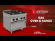 Gas Cooker with Gas Oven – 4 Burners